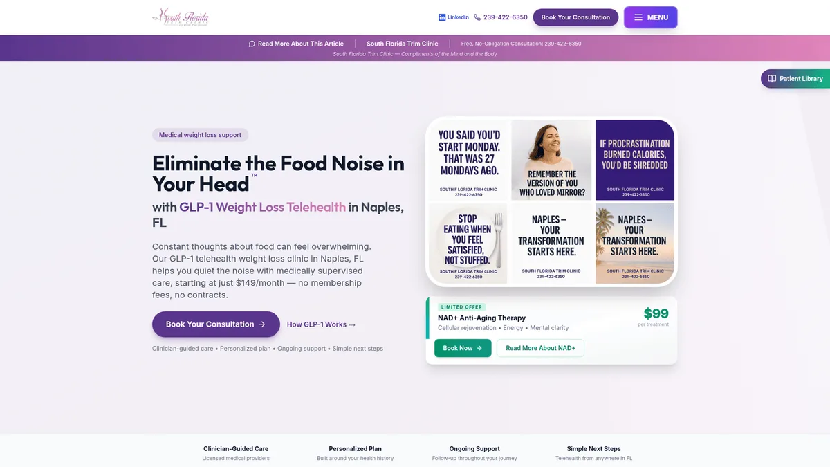 Eliminate the Food Noise in Your Head — Home preview